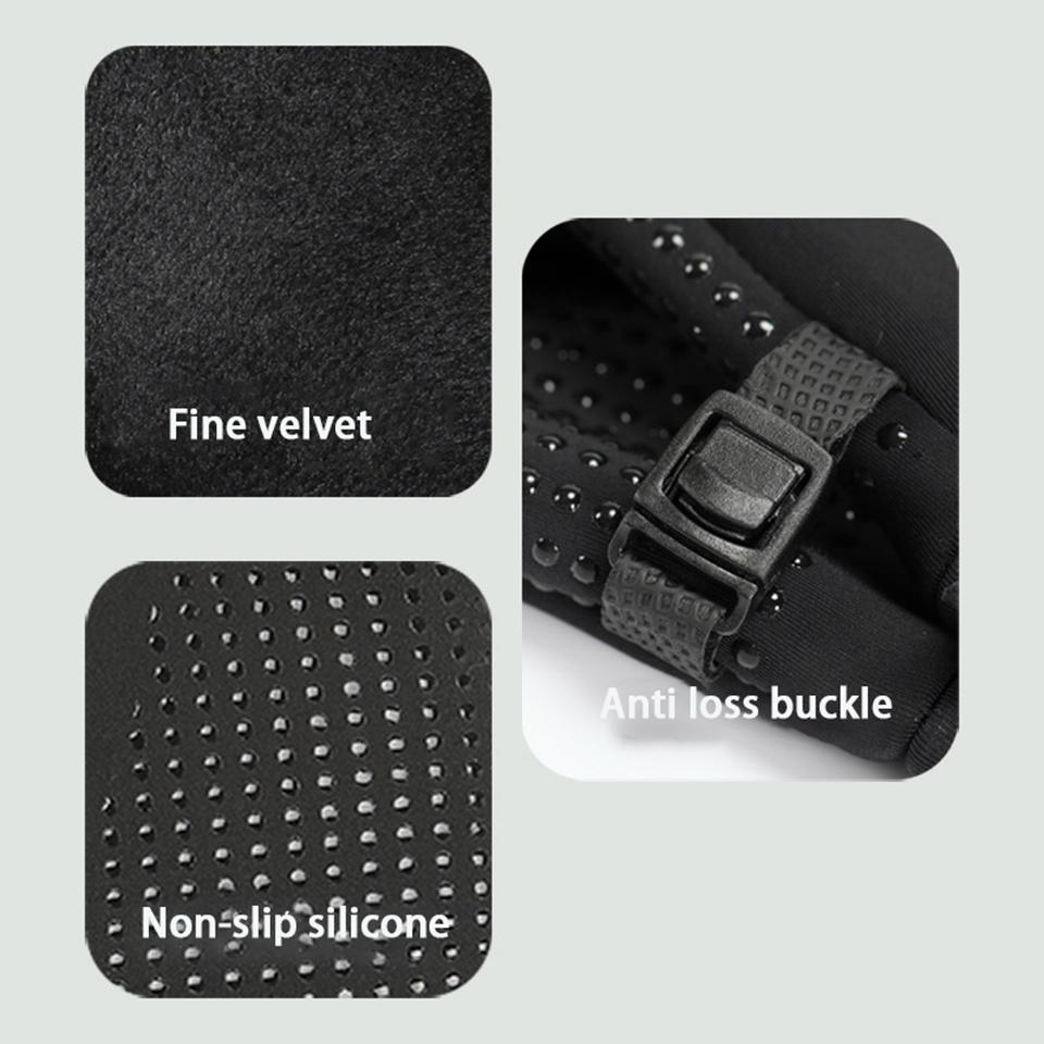 Winter Warm Thick Sports Gloves Silicone Non Slip Touch Screen Running Full Finger Gloves Camping Skiing Climbing Accessories