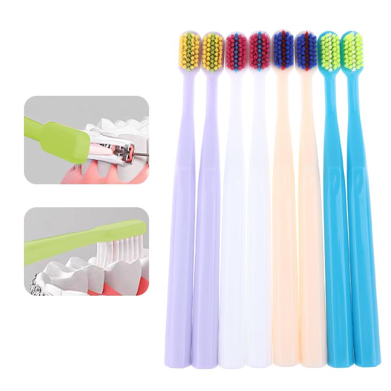 1Pcs Orthodontic Toothbrushes Clean Orthodontic Braces Non Toxic Adult Dental Tooth Brush Soft Toothbrush