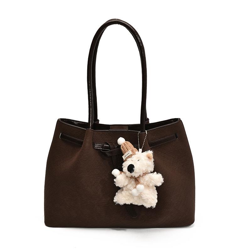 Large-capacity niche portable tote bag women's new trendy fashion and versatile high-quality textured shoulder messenger bag