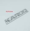 BATL9 1pc Metal for SKODA Octavia Superb RAPID FABIA KAMIQ KODIAQ YETI Car Emblem Letter Badge Rear Tail Trunk Sticker Decal for SKODA
