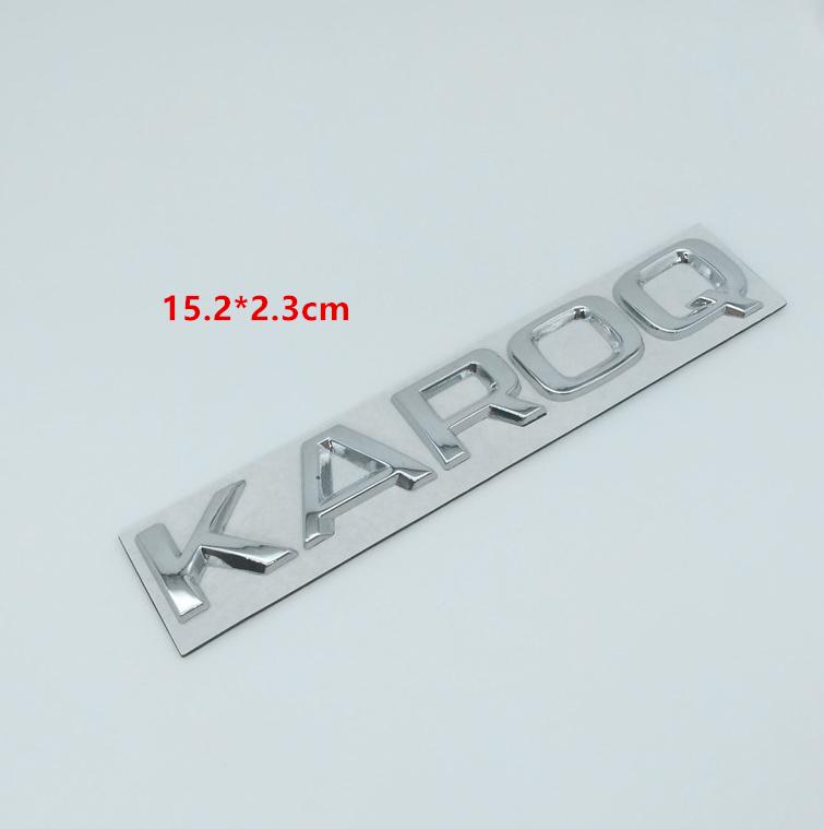 BATL9 1pc Metal for SKODA Octavia Superb RAPID FABIA KAMIQ KODIAQ YETI Car Emblem Letter Badge Rear Tail Trunk Sticker Decal for SKODA