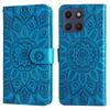 Portemonnaie-Hülle für Moto G17 - Leder/PU, Blau