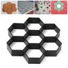 Plastic Lawn Decoration Variety Shapes Floor Pavement Concrete Molds DIY Garden Path Cement Mould Beton Brick Maker