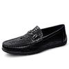 Autumn Casual Leather Shoes Men's Foot-fitting Casual Shoes Soft-soled Lazy One-pedal Doudou Shoes