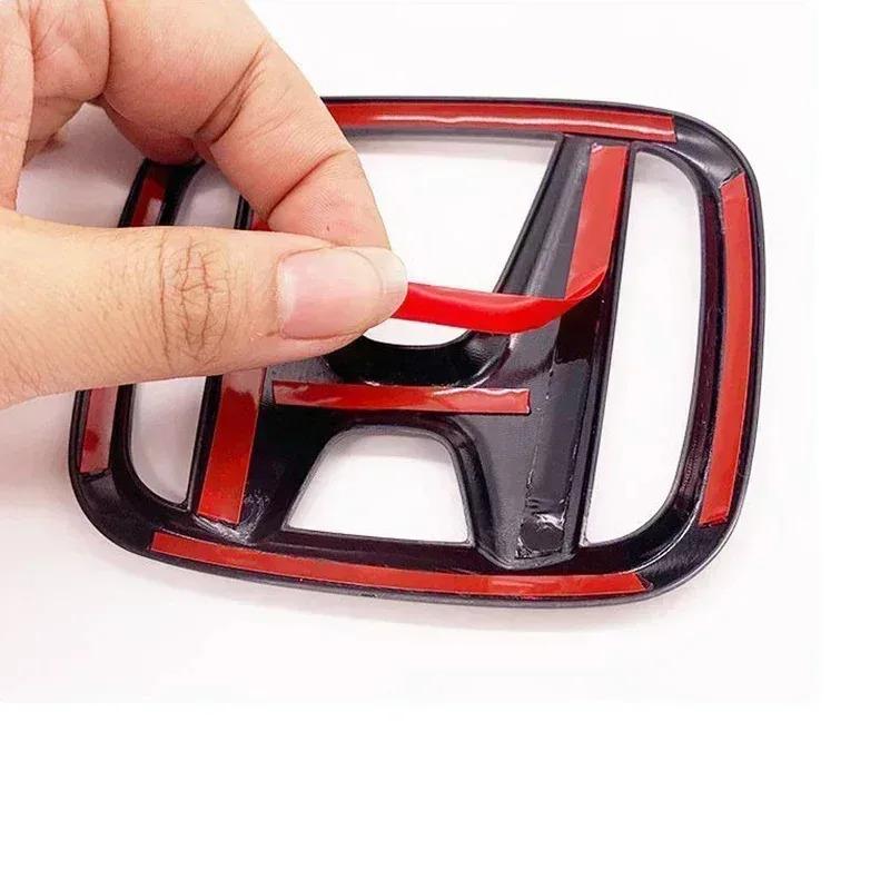 Honda Car Front & Rear Emblem Cover Sticker for City XR-V Civic Accord CR-V Inspire Envix Trunk Steering Wheel Center Badge ajl256