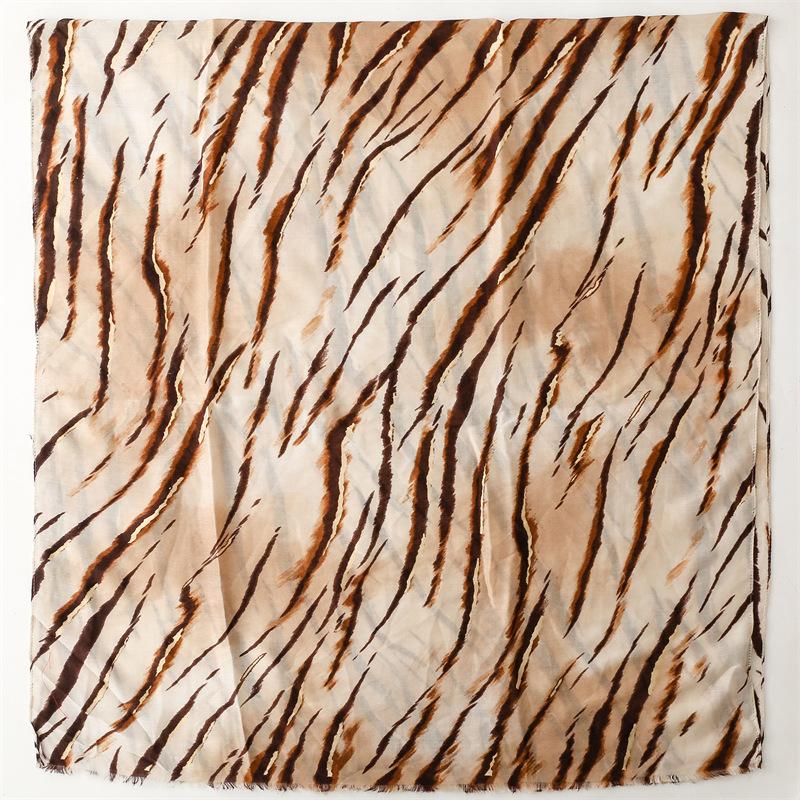 Winter Thick Leopard Zebra Fringe Viscose Shawls Scarf Lady High Quality Wrap Pashmina Stole Bufandas Muslim Hijab 180*90Cm