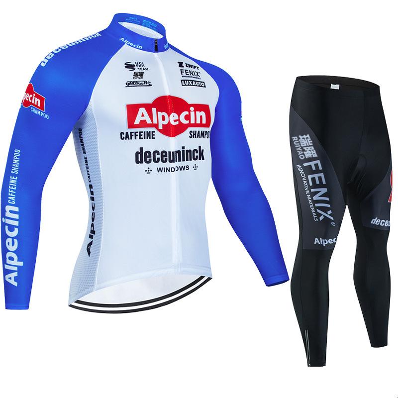 

2026 Autumn Breathable Cycling Suit, Tour De France Road Cycling Clothing, Winter Fleece Quick-drying Sunscreen, Men s Cycling Clothing S