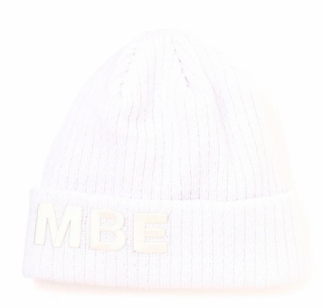 [Master Bunny] Unisex Knit Cap (Ribbed Knit, Brand Logo)  Golf Hat  758-5187001 030White FR