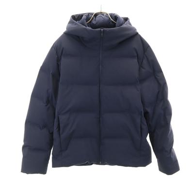 Parka in piuma senza cuciture L Blu Navy Uomo Usato