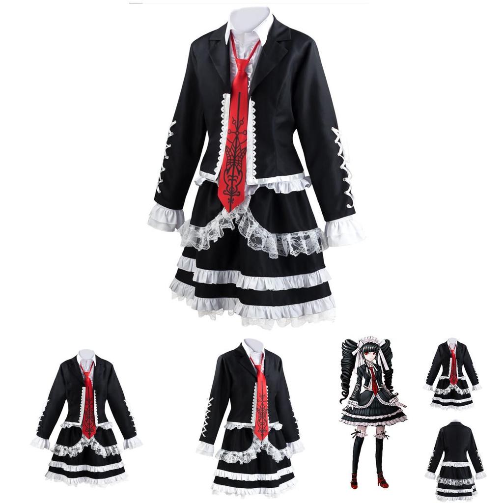 Nový Anime Danganronpa Dangan Ronpa Celestia Ludenberg Cosplay Kostým Oblek Autentický Vzhled