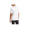 Adidas Letter Print Summer Sports T-Shirt, Round Neck, Short Sleeve Men Tops White IR5821