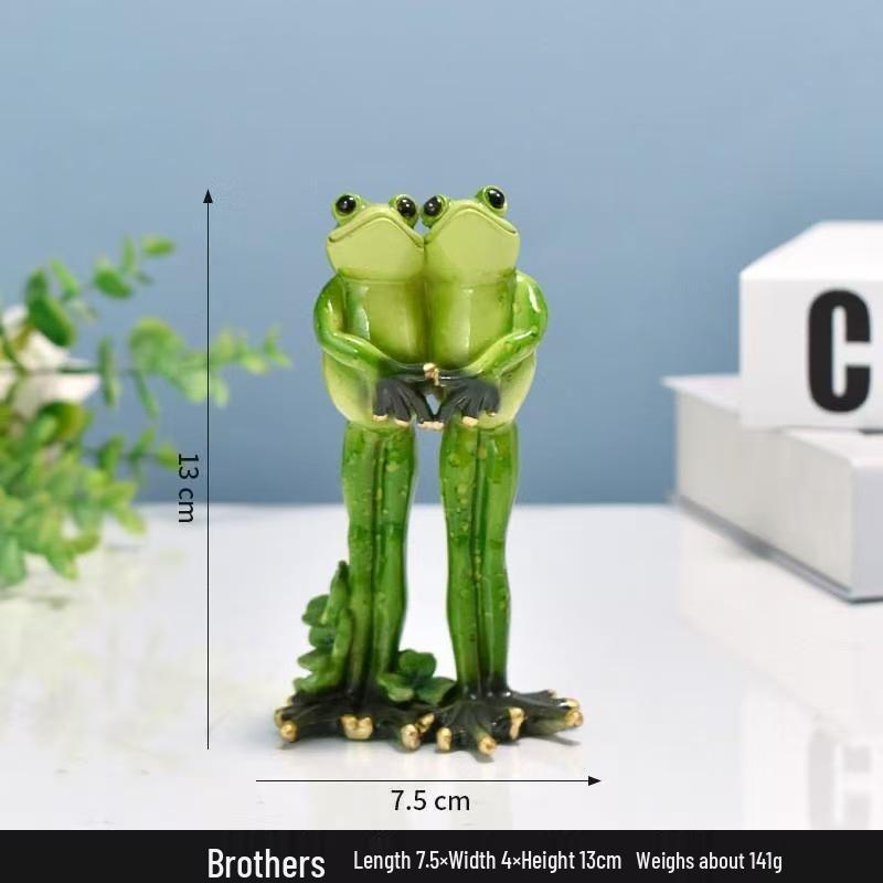 Yoga Frog Figurine Birthday Gift - Ideal for Bedroom, Study, Living Room, Desktop, Entrance, TV Cabinet, or Wine Cabinet Decor