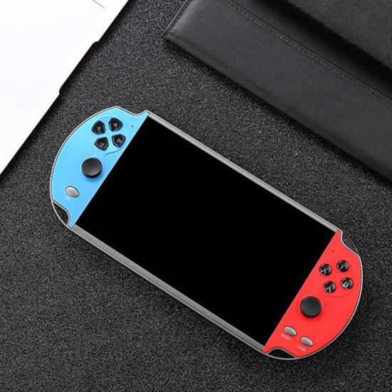 1 Set 7.0-inch X12Plus Game Player 16G RAM Longer Battery Life Dual Rocker Interactive Toy Large Screen Retro Video Game Console for Teens