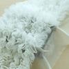 100x28cm White Encrypted Tutu Skirt Fabric 3D Lace Trim Fabric Curtains Background Lolita DIY Decoration Sewing Material