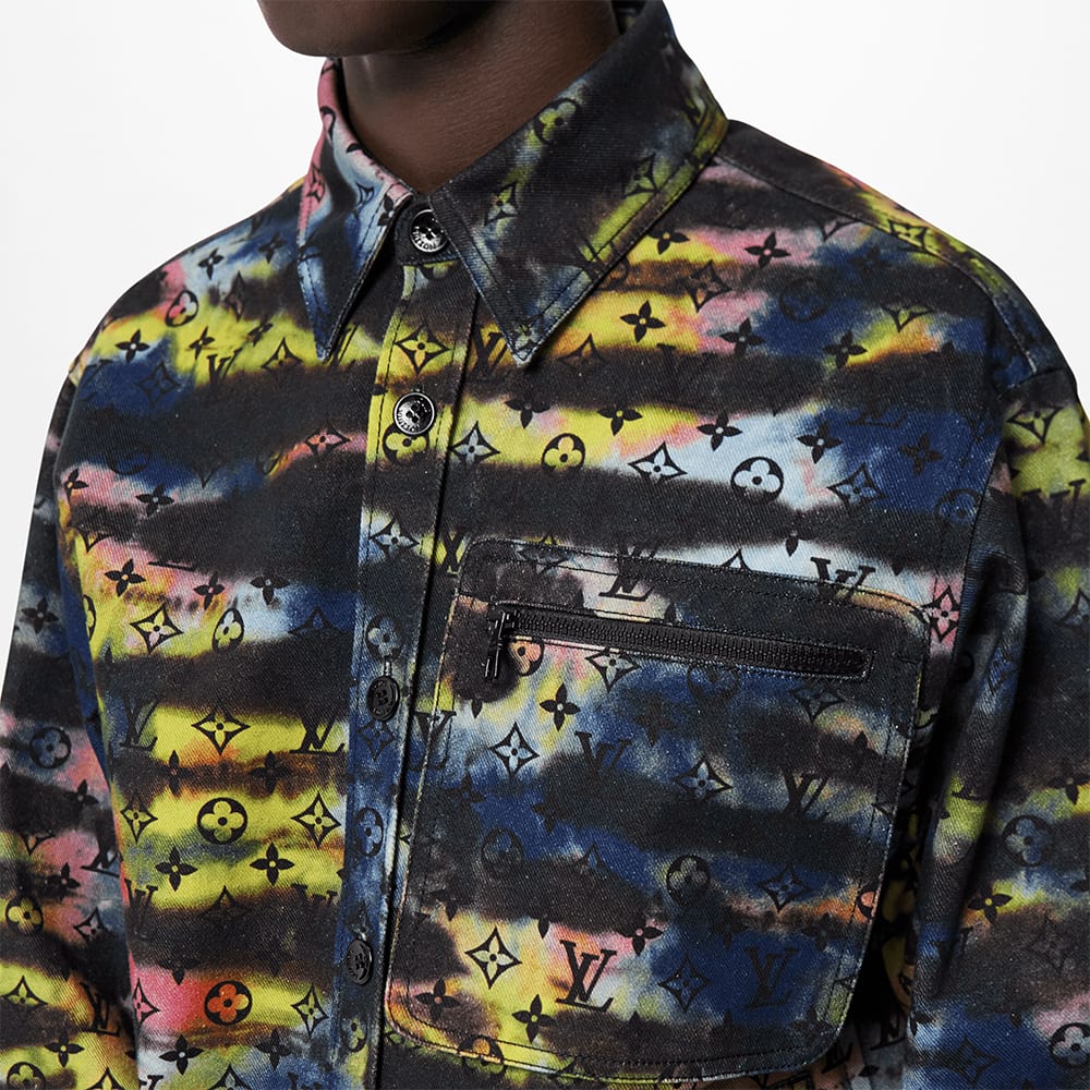 LOUIS VUITTON Shirt Men's Black 1A9A3Q