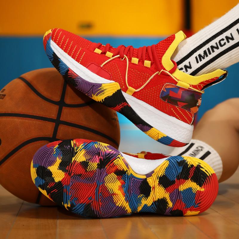 35-46 Teen Adult Large Shock Absorbent Anti Slip Wear Resistant Breathable Outdoor Basketball Shoes Casual Sports Shoes