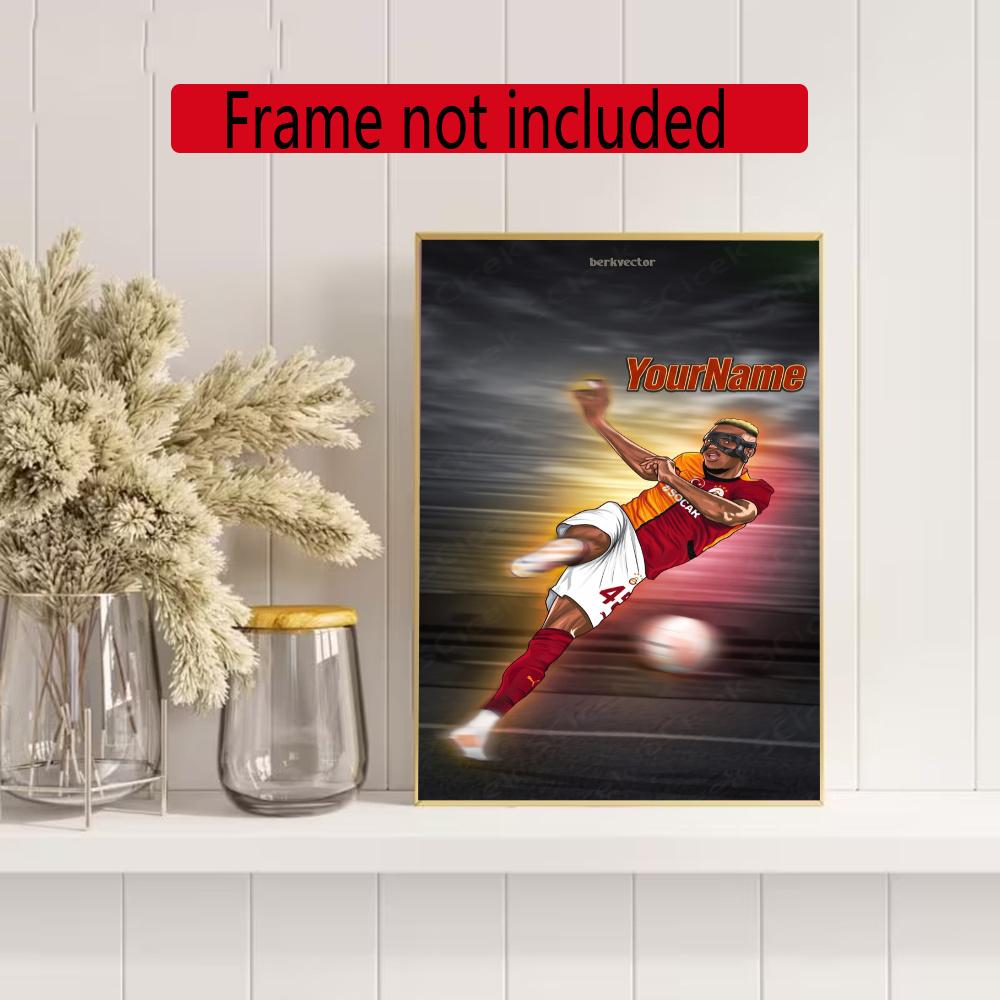 Galatasaray Customize Your Name Diamond Painting Round Diamond Diy Frameless Holiday Artwork Suitable For Home Office Wall Decoration