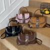 Vintage Ladies Handbags Patchwork Messenger Bag for Women shoulder bags PU Leather Luxury Square Bag small female totes
