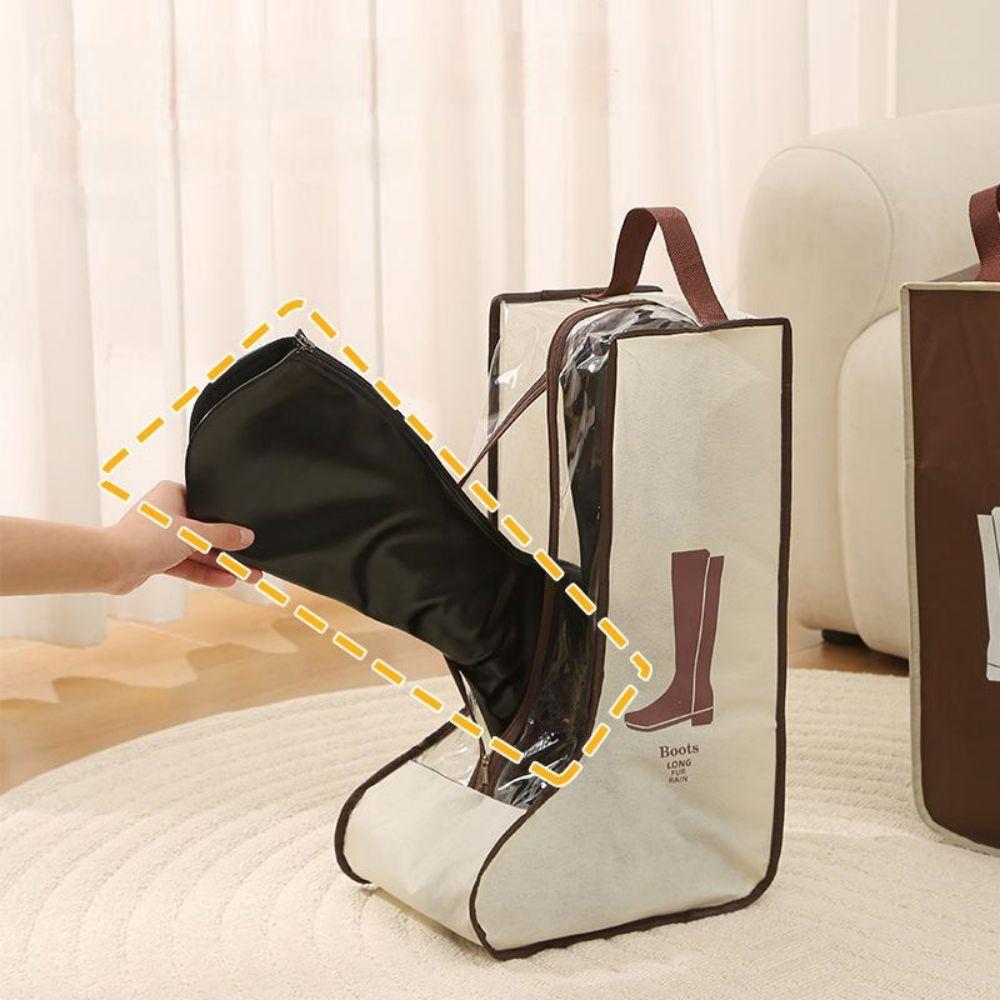 1/2PC Multi-Functional Shoes Storage Bag with Handle Foldable Non Woven Waterproof Long Short Boots Cover Travel Shoe Organize