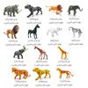 Artificial Jungle Wild Animal Model Rhinoceros Simulation Lion Model Toys  Photography Props