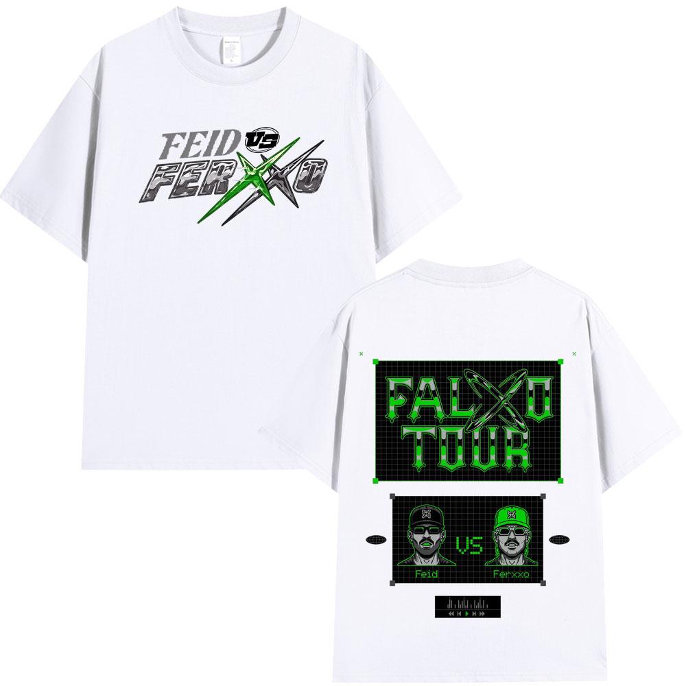 Rapper Feid Ferxxo Tour 2026 Merch Tshirt Mens Women Fashion Hip Hop Tshirts Cotton Casual Short Sleeve T Shirts Fan Gifts Top