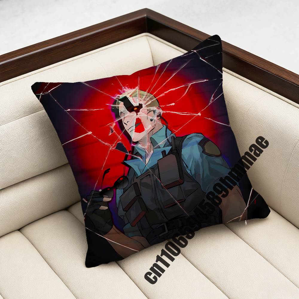 For R-Resident Evil Albert Wesker Throw Pillow Case Sham 45X45Cm Decoration Square Bed Pillowcase Pad Cover