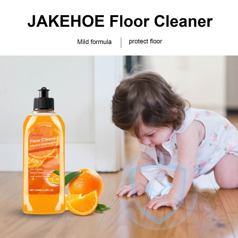Jakehoe Multi-Purpose Floor Cleaner Household Wooden Floor Brighten Polish Stain Remover Fresh Scent Cleanser