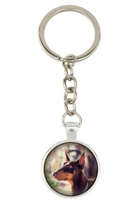 Dobermann, Doberman Pinscher, Dobie - Keychain with Your Photo, Key Decoration, Bag Pendant from Brand