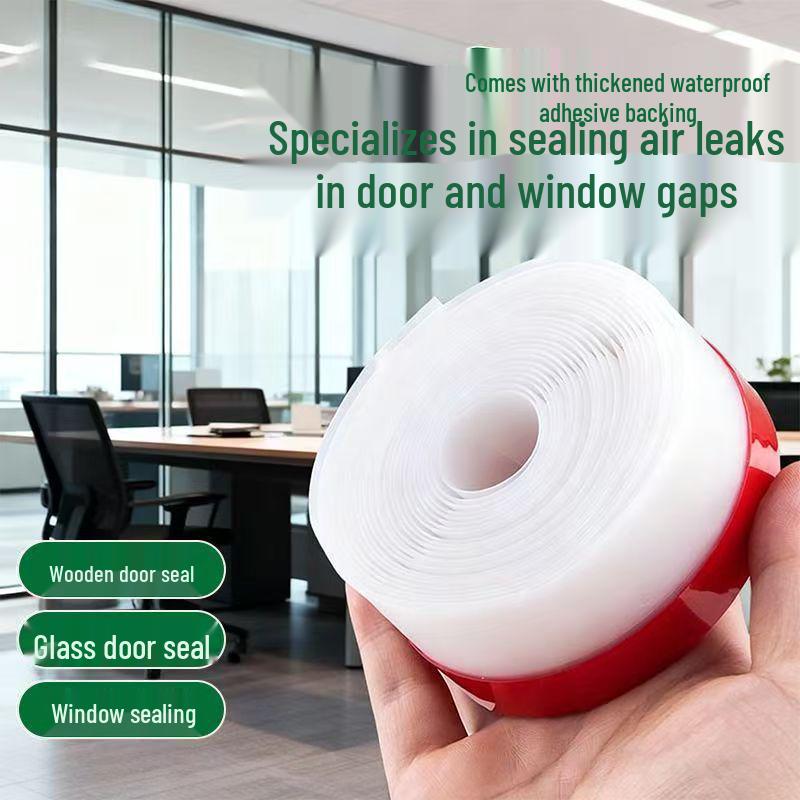 Silicone Self-Adhesive Gap Sealing Strip for Doors - Windproof & Dustproof.