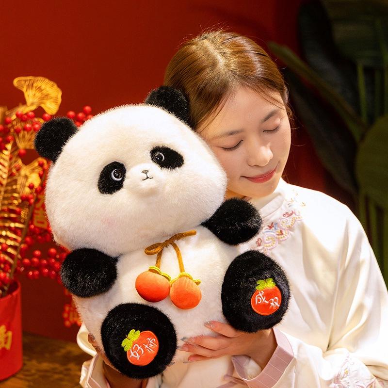 Good Persimmon Occurrence Series Panda Doll Cute Rabbit Bear Small Figure Toy Doll Small Raccoon