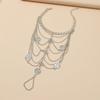 2 pcs Tassel Tassel Ankle Chain Light Luxury Foot Chain Charm Anklet with Pendant  Gifts