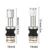 Bolt-in Style Car Tire Valve Stem Tubeless Wheel Tire Valve Stem Dust Cap Auto Tire Valve for TR48E/TR43E Automobile Parts