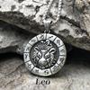 Vintage Zodiac Necklace With Zodiac Pendant For Aries, Taurus, Gemini, Cancer, Leo, Libra, And Scorpio - Men'S Jewelry