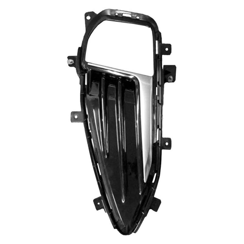 Ac29-For Ford Edge SEL ST For Chrome Front Bumper Fog Light Lamp Cover Bezel -2024 Titanium