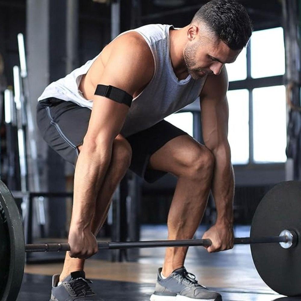 Adjustable Elastic Bicep Band Replacement Breathable Nylon Sport Band Knitted Cozy for Whoop 5.0 One/Peak/Life(MG)