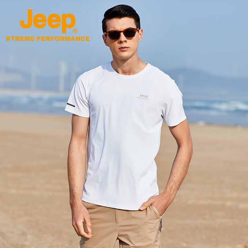 JEEP Men s Short Sleeve Quick-Dry T-Shirt 4XL