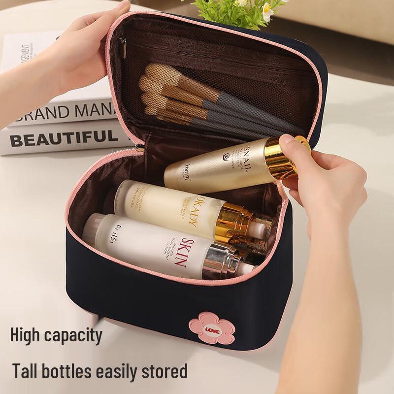 Elegant Pearl Pillow Travel Cosmetic Bag