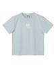 DANGLEDROP Dgdp Square Semi-Crop Short Sleeve T-Shirt Sky Blue