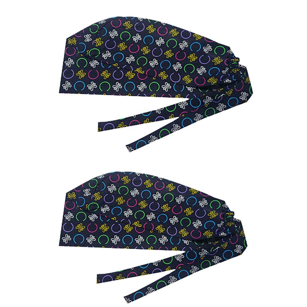 

(Проектор)Мода 2PC Твердый принт Рабочая шляпа Повседневная унисекс Скраб Колпачок