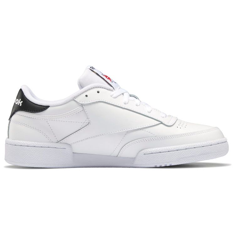 Reebok Club C 85 Balance Durable Non-Slip Low-Top Casual Sneakers Men Sneakers White Black Red GX7556