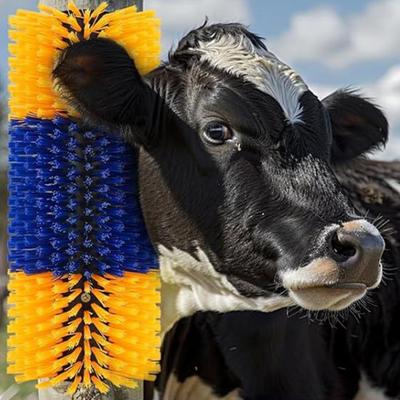 Kratzbürsten für Nutztiere, Kratzbürste für Kühe mit Schrauben zur Linderung von Juckreiz am Rücken, Putzbürste für Ziegen, Pflegebürste für Pferde, Schweine und Rinder