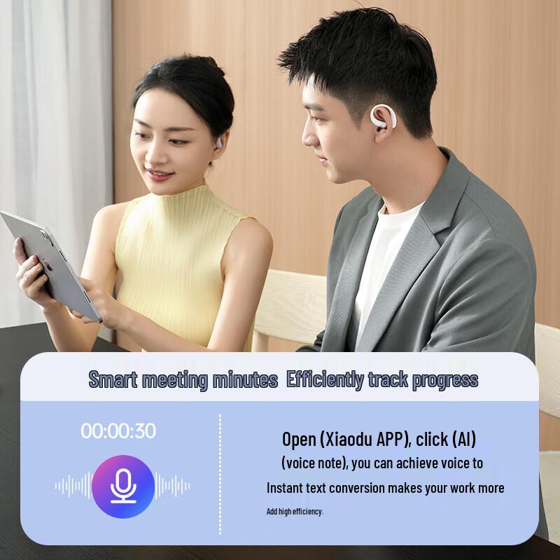 Xiaodu AI Translator Bone Conduction Earbuds