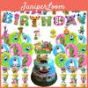 Bunte My Singing Monster Geburtstagsparty Dekoration Luftballons Fahne Kuchenaufsätze Und Mehr