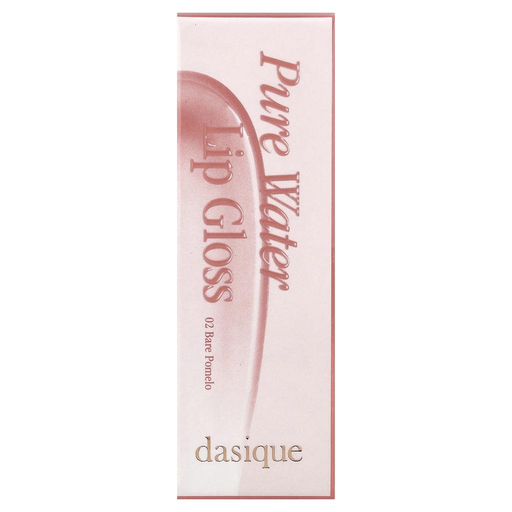 Dasique, Pure Water Lip Gloss, 02 Bare Pomelo, 2.6g (0.09oz)