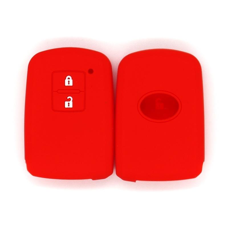 Silicone key cover, suitable for Toyota s old RAV4, Reiz, Yaris, Alpha, Camry, smart 2-button key bag, shockproof key cover