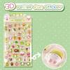 Assorted 3D Puffy Sticker – 6 Different Themes of Kawaii Stickers for for DIY Crafts, Journaling & Rewards