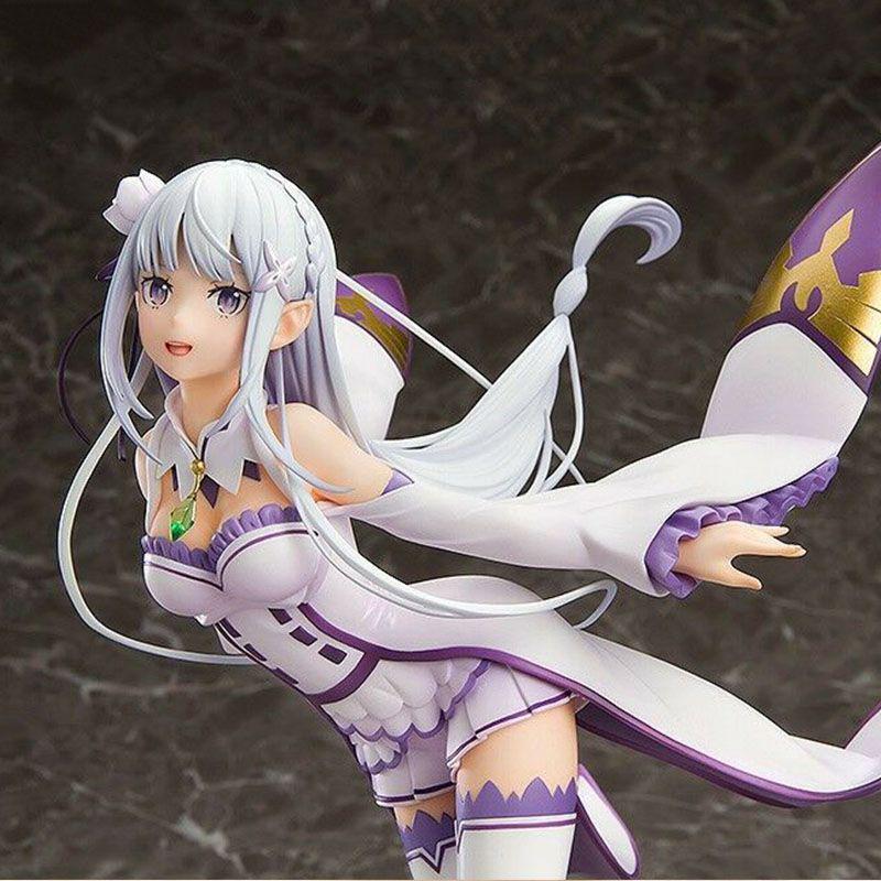 Rezero New Anime Starting Life In Another World Emilia Action Toys Figurine