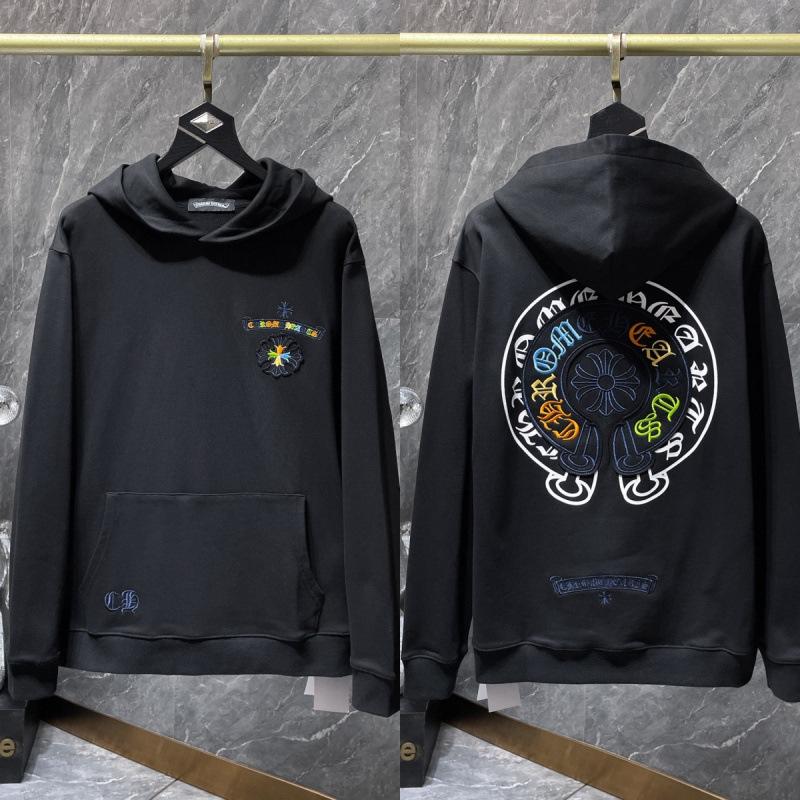 2025 Chrome Heart Hoodie: Casual Loose-Fit Zip-Up for Men & Women