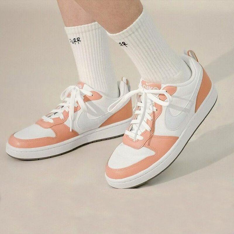 Nike Court Borough Low 2 SE White Light Madder Root GS DM1216-100