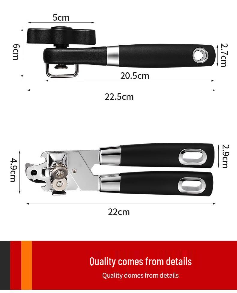 Deutscher Dosenöffner aus Edelstahl - Manueller Flaschen- und Dosenöffner (Neukundenrabatt: 5 Yuan sparen)